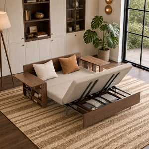 Maeve 68.8"/80.7" Lift-Up Storage Sofa Bed