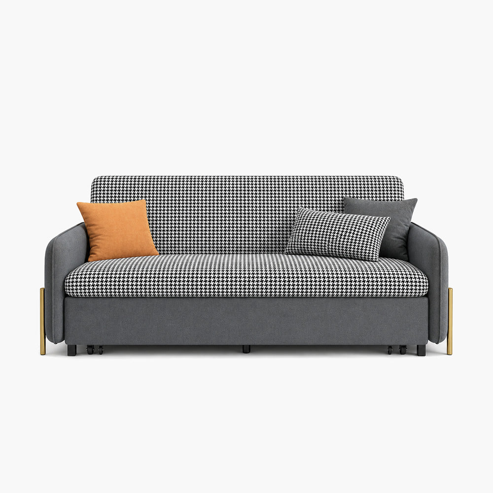 Tessa 47.2"/70.9" Velvet Sofa Bed with Storage