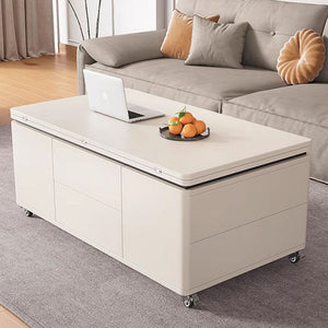 Multifunctional Lift-Top Coffee Table 2-in-1 Dining and Work Desk for Small Spaces