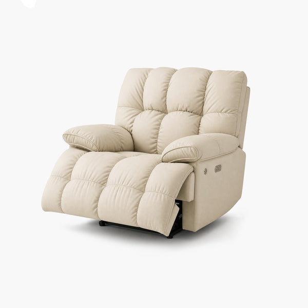 Solace Velvet Rocking Swivel Recliner – Power or Manual