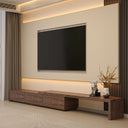 Extendable TV Stand with Storage Drawers Modern TV Console
