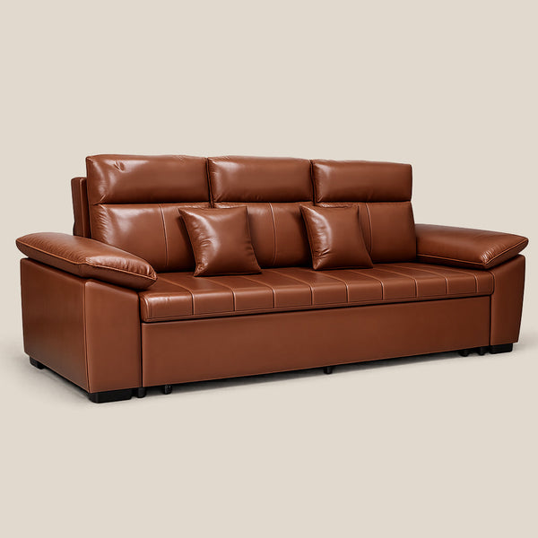 89.7'' Cat Scratch-Resistant Sofa Bed Hidden Storage Convertible Design Durable Comfort