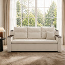 Orin 83" Pull-Out Sofa Bed with Storage & USB