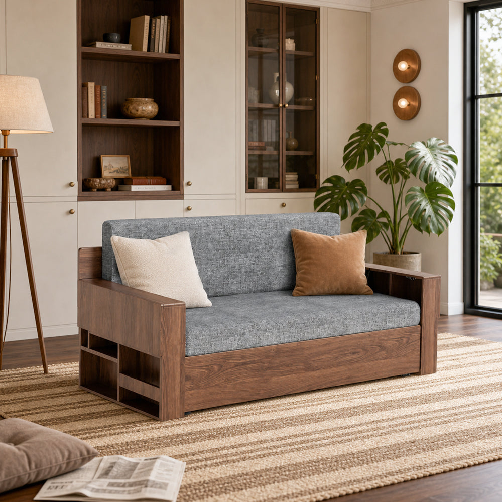Maeve 68.8"/80.7" Lift-Up Storage Sofa Bed
