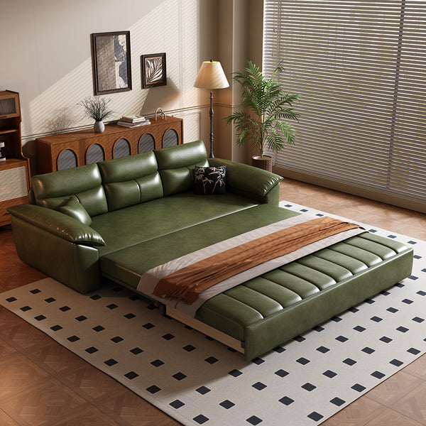 89.7'' Cat Scratch-Resistant Sofa Bed Hidden Storage Convertible Design Durable Comfort