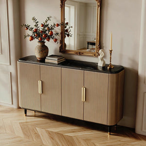 Celeste 59" Curved Ceramic-Top Sideboard