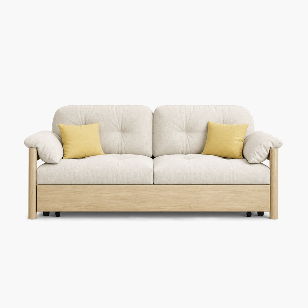 Soren 62.5"/73" Fabric Sofa Bed with Hidden Storage