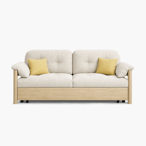 Soren 62.5"/73" Fabric Sofa Bed with Hidden Storage