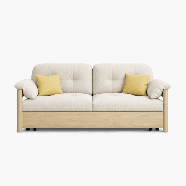 Soren 62.5"/73" Fabric Sofa Bed with Hidden Storage