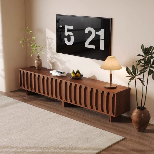 Kanso Carved Sliding-Door Living Room Collection