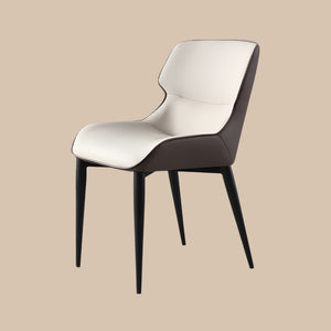 Sloane Set of 2 Curved-Back PU Leather Dining Chairs
