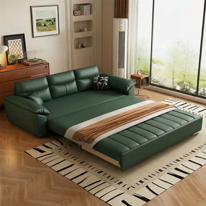 89.7'' Cat Scratch-Resistant Sofa Bed Hidden Storage Convertible Design Durable Comfort