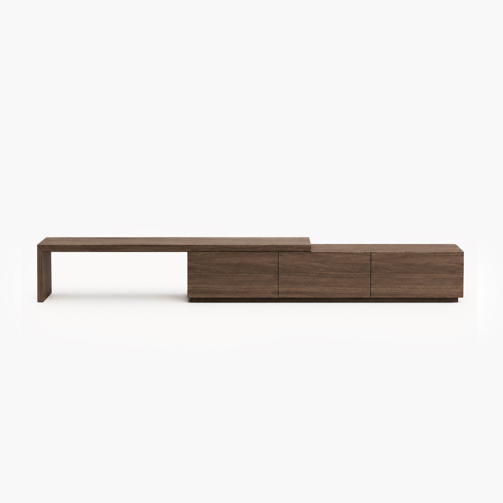 Linea 78.7" Extendable TV Stand with 3 Drawers