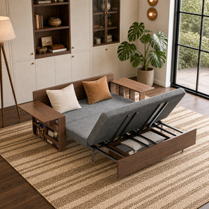 Maeve 68.8"/80.7" Lift-Up Storage Sofa Bed