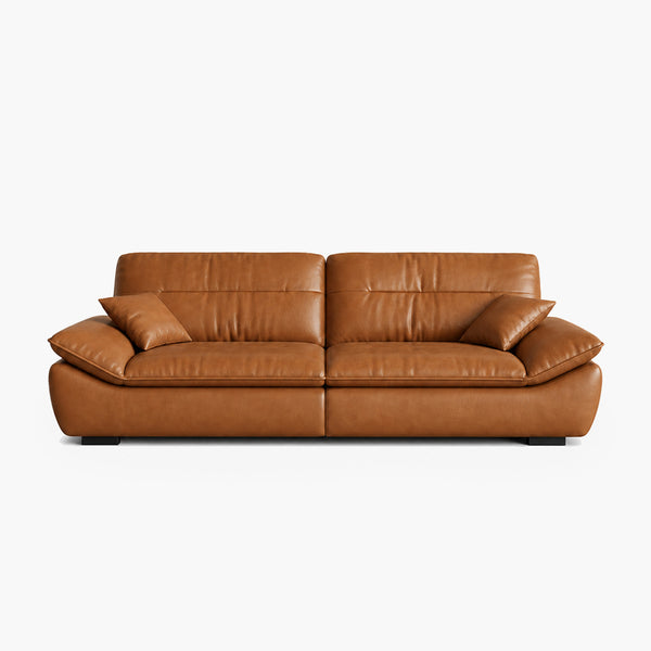 Milo 70.8"/78.7"/86.6" Faux Leather Sofa Bed