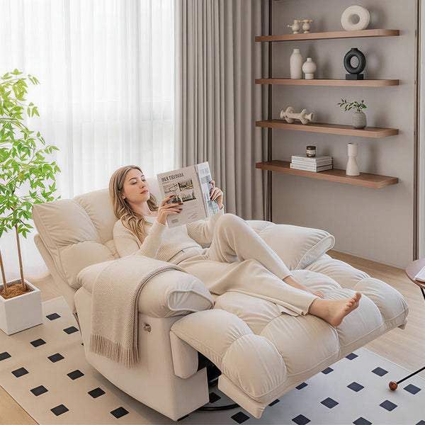 Electric Power Recliner Chair with Massage Heat Rocking Swivel & Vibration