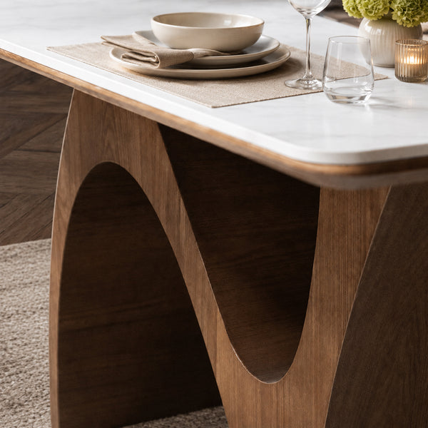Calder 62.9"/70.8" Sintered Stone Dining Table
