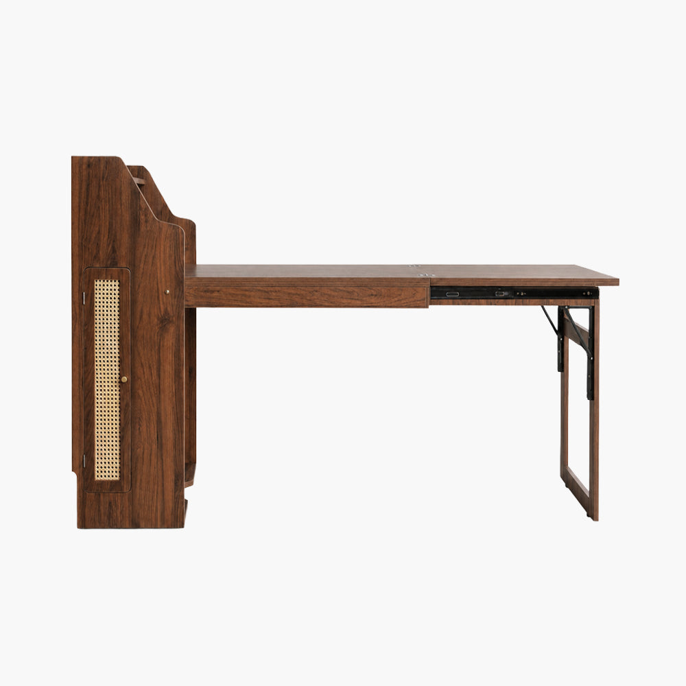 Nessa 69" Folding Dining Table Cabinet with USB Charging