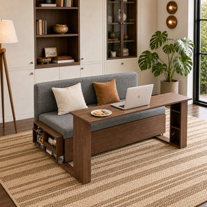 Maeve 68.8"/80.7" Lift-Up Storage Sofa Bed