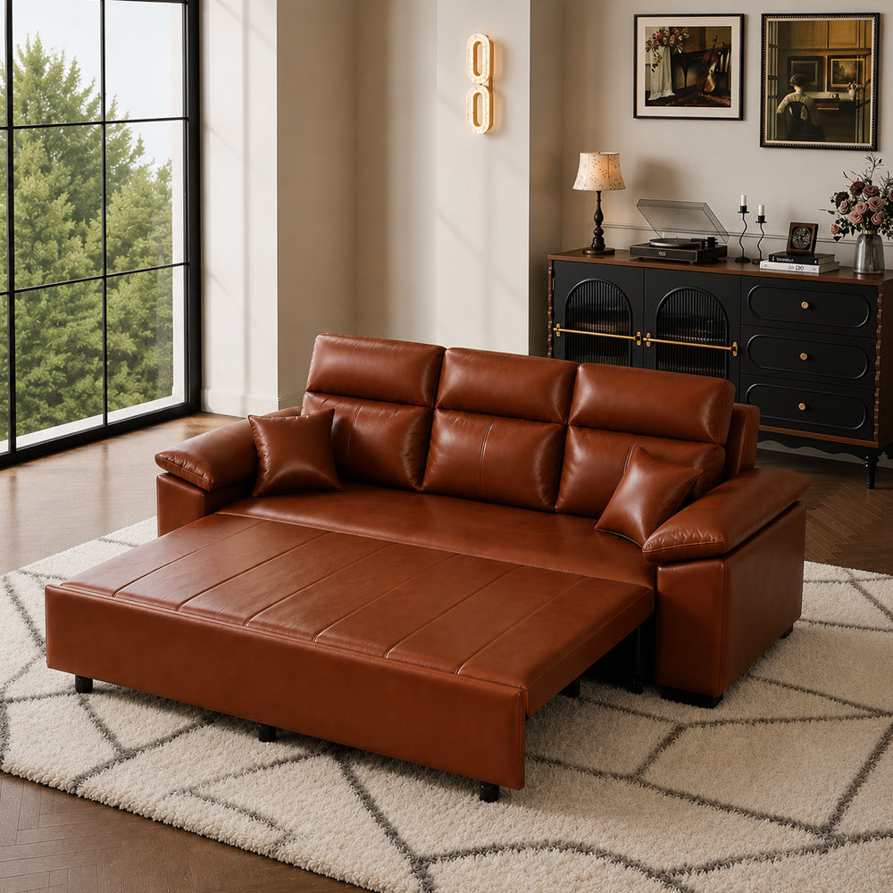 Mira Convertible Sofa Bed with Hidden Drawer Storage