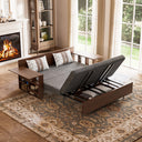 Modern Storage Sofa Bed with Lift-up Function Space-saving Design Elegant and Practical