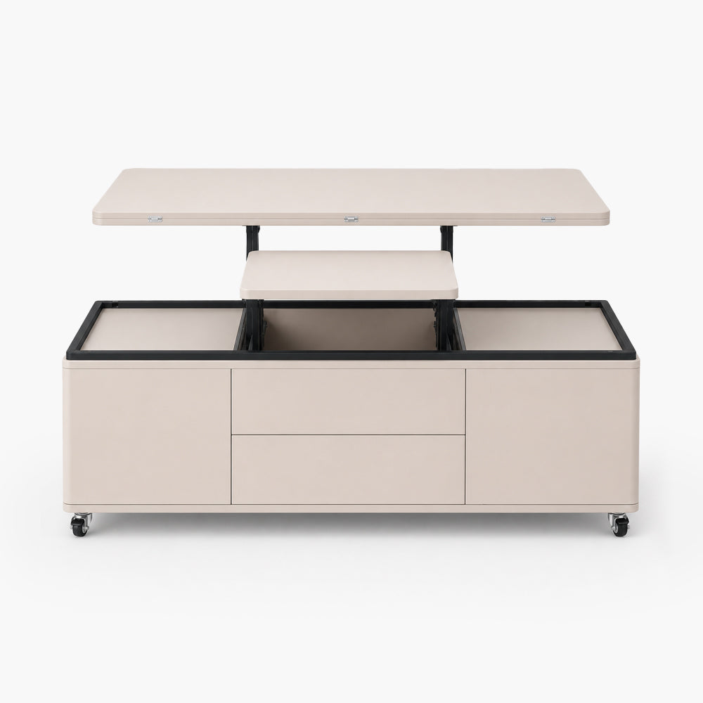 Nomi 47.4" Convertible Lift-Top Coffee Table with Storage