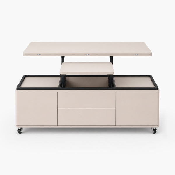 Nomi 47.4" Convertible Lift-Top Coffee Table with Storage