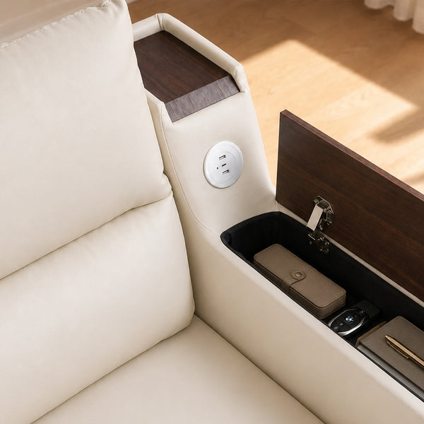 Orin 83" Pull-Out Sofa Bed with Storage & USB