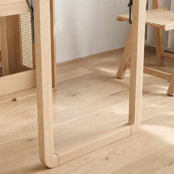 Nessa 69" Folding Dining Table Cabinet with USB Charging
