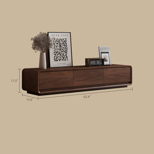 Miro 62.4"/70.2" Low-Profile TV Stand with 3 Drawers