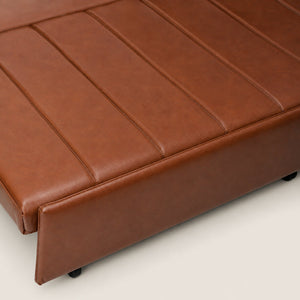 89.7'' Cat Scratch-Resistant Sofa Bed Hidden Storage Convertible Design Durable Comfort