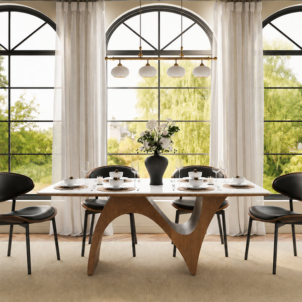 Calder 62.9"/70.8" Sintered Stone Dining Table