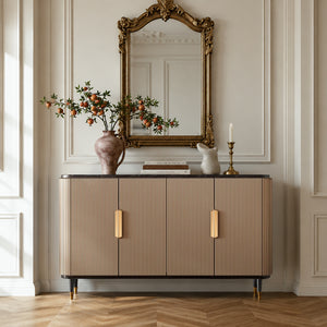 Celeste 59" Curved Ceramic-Top Sideboard