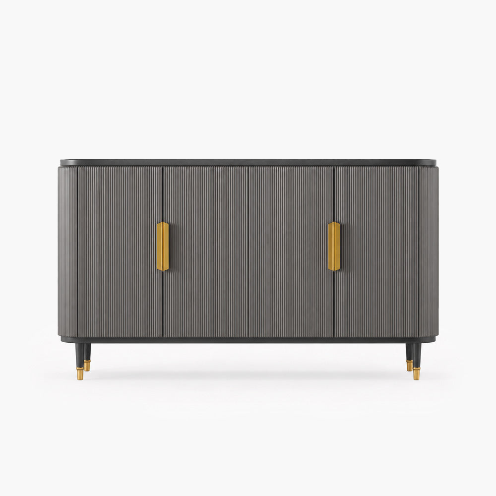 Celeste 59" Curved Ceramic-Top Sideboard