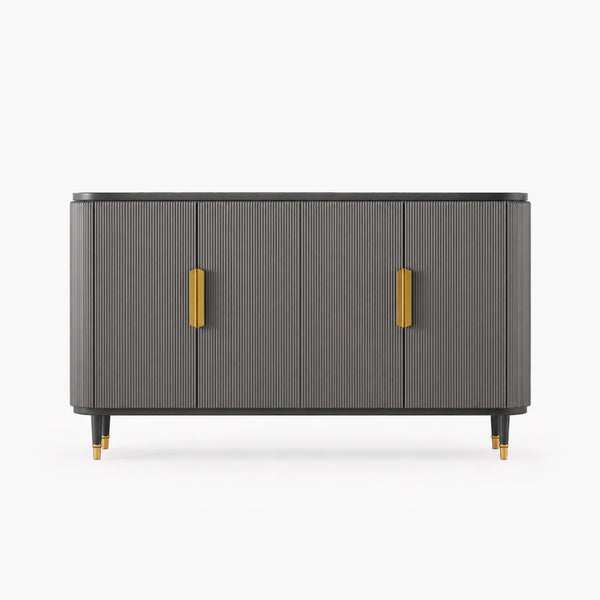 Celeste 59" Curved Ceramic-Top Sideboard