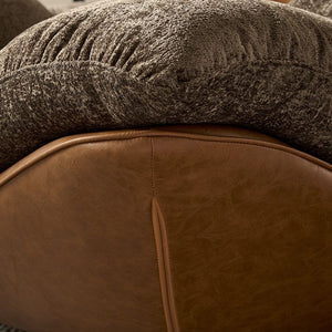Ember Low-Profile Lounge Chair with Plush Velvet Cushion