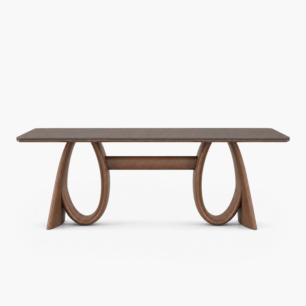 Aurelia 63"/71" Rectangular Ceramic-Top Dining Table