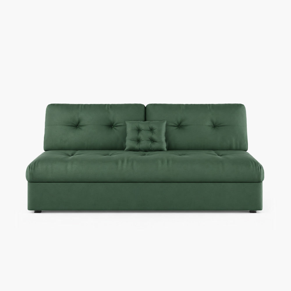 Vera 47"/71" Velvet Sofa Bed with Storage Drawers