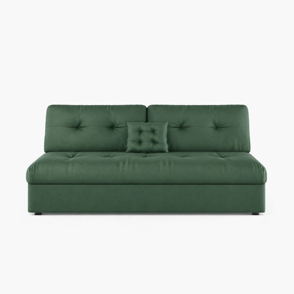 Vera 47"/71" Velvet Sofa Bed with Storage Drawers