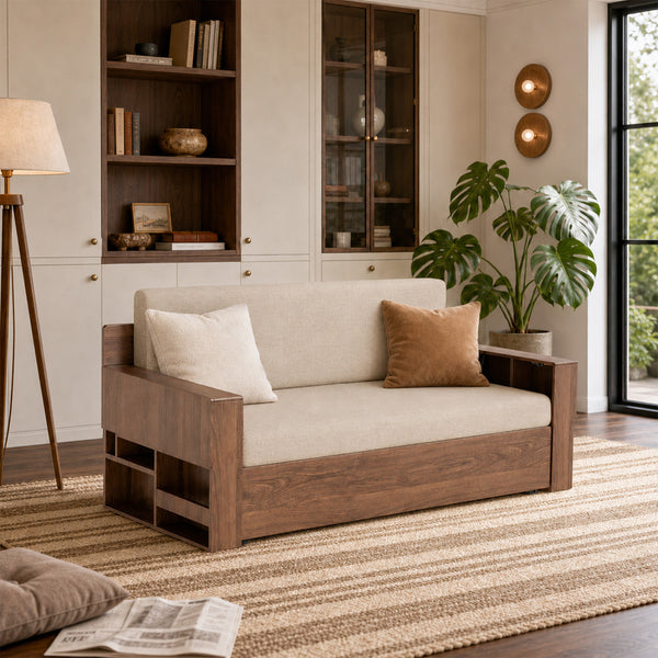Maeve 68.8"/80.7" Lift-Up Storage Sofa Bed