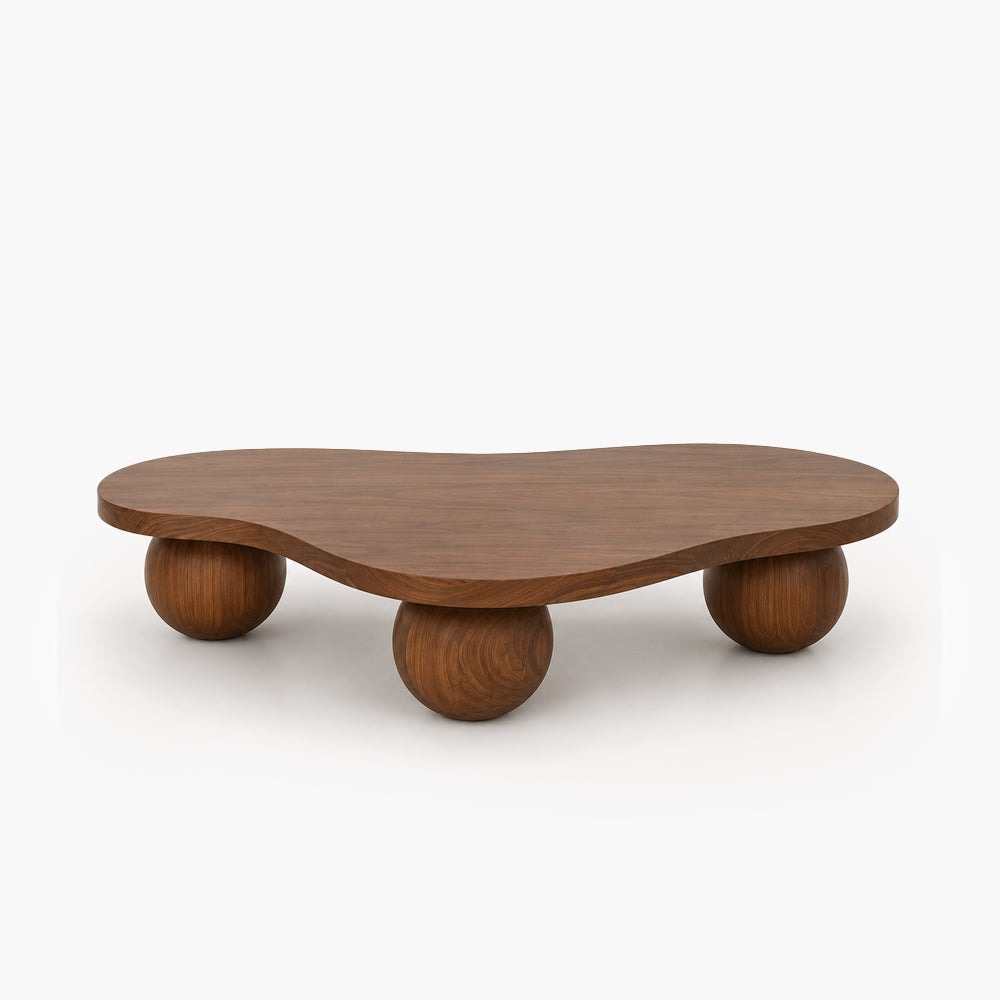 Onda 39"/46.8" Organic Coffee Table with Sculptural Legs
