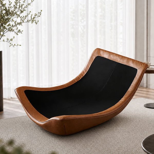 Ember Low-Profile Lounge Chair with Plush Velvet Cushion