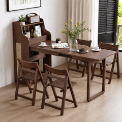 Nessa 69" Folding Dining Table Cabinet with USB Charging