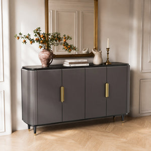 Celeste 59" Curved Ceramic-Top Sideboard
