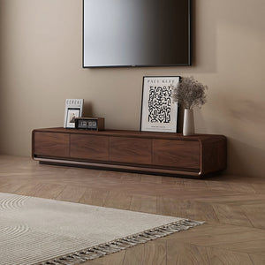 Miro 62.4"/70.2" Low-Profile TV Stand with 3 Drawers