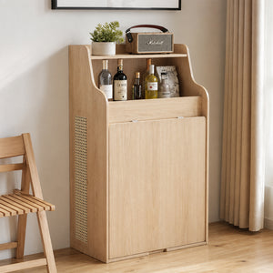 Nessa 69" Folding Dining Table Cabinet with USB Charging