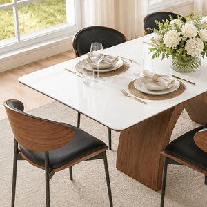 Calder 62.9"/70.8" Sintered Stone Dining Table
