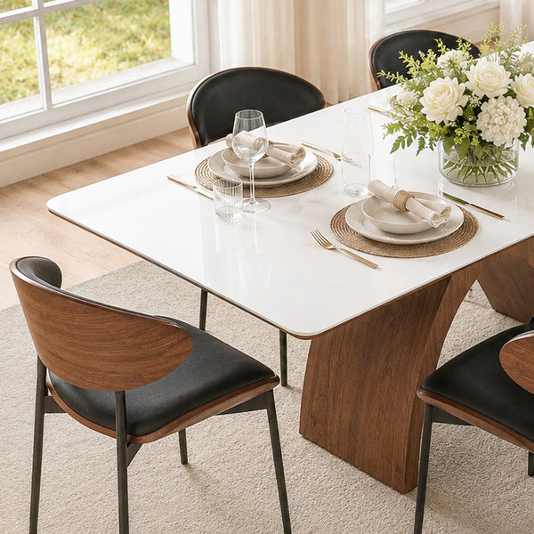 Calder 62.9"/70.8" Sintered Stone Dining Table
