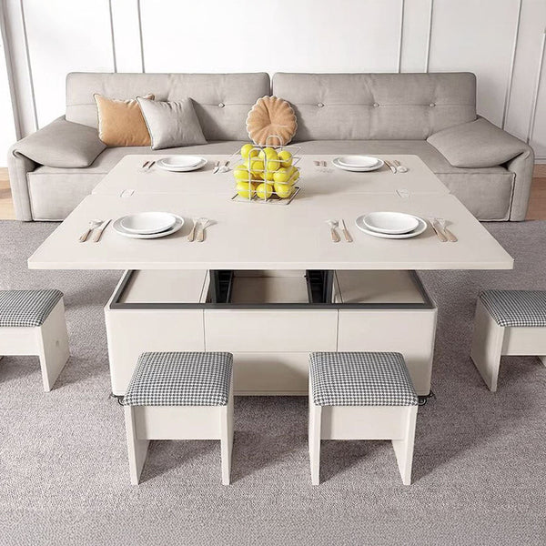 Multifunctional Lift-Top Coffee Table 2-in-1 Dining and Work Desk for Small Spaces