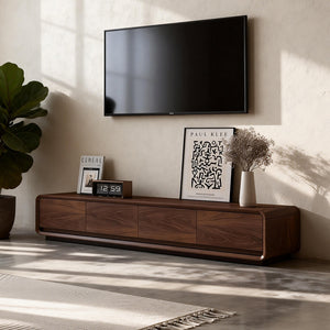 Miro 62.4"/70.2" Low-Profile TV Stand with 3 Drawers